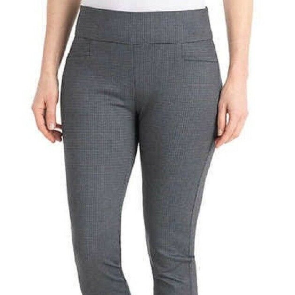 Dalia Women's Narrow Leg 29" Inseam Pull-On Ponte Pants - Picture 2 of 4
